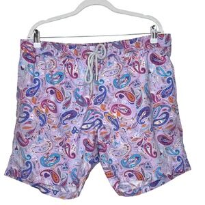 Bluemint Swim Trunks Men's XXXL Purple Paisley‎